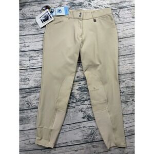 Romfh Womens 34 Softouch Sarafina Breeches Pants Riding Equestrian Beige Tan